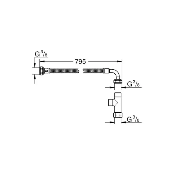Унитаз подвесной Grohe Bau Ceramic Air с сиденьем с функцией биде (39651SH0) фото 9 Aquada.com.ua