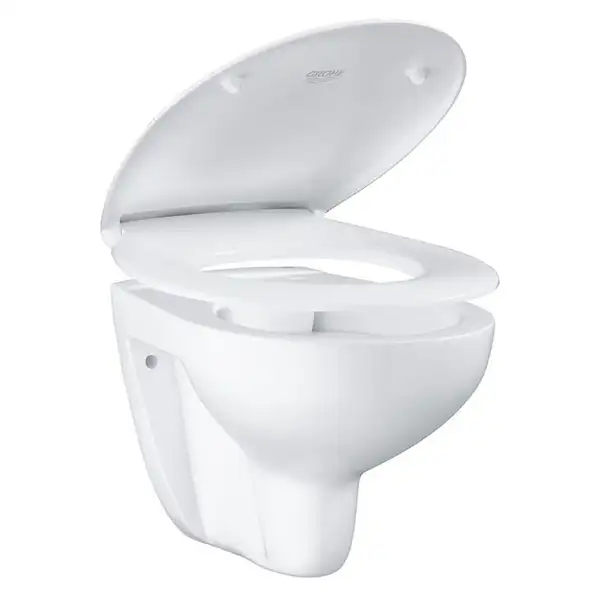 Унітаз ободковий підвісний Grohe Lecico Perth EURO plus з кришкою-сидінням SoftClose, білий (491606045)