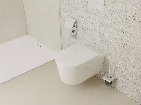 Унітаз підвісний AquaFall Flush (безободковий) Hansgrohe EluPura S (БЕЗ СИДІННЯ)  60193450