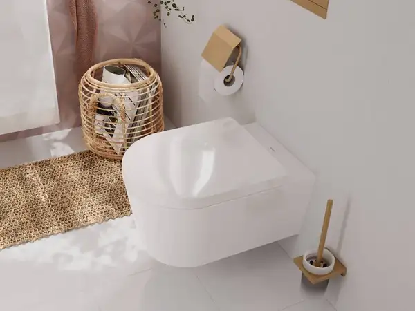 Унітаз підвісний AquaFall Flush (безободковий) Hansgrohe EluPura S (БЕЗ СИДІННЯ)  60193450