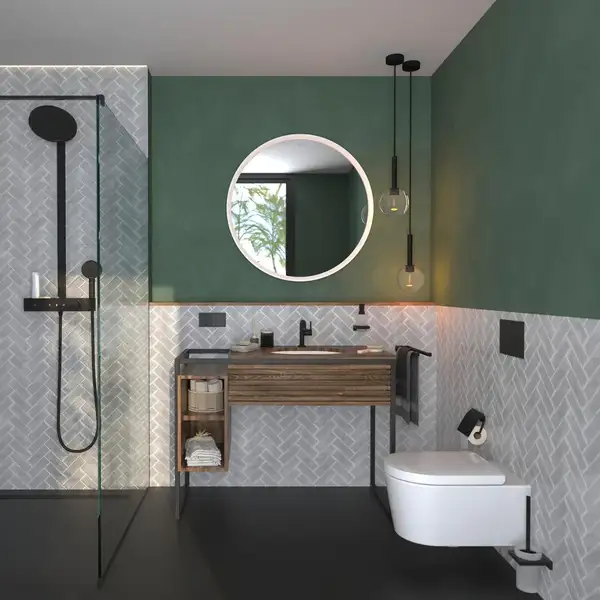 Унітаз підвісний AquaFall Flush (безободковий) Hansgrohe EluPura S в комплекті з сидінням SoftClose  60193450 + 60148450