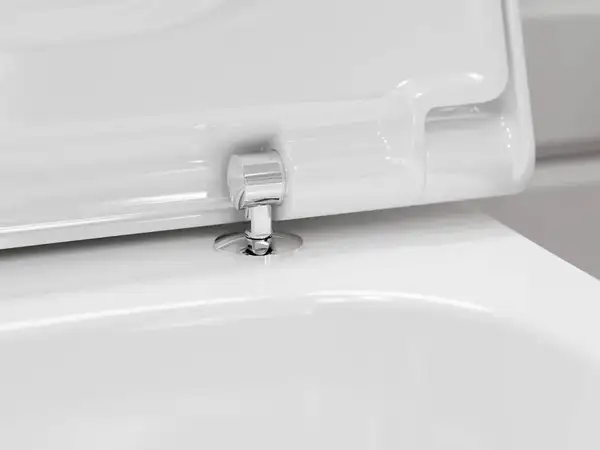 Унітаз підвісний AquaFall Flush (безободковий) Hansgrohe EluPura Q у комплекті з сидінням SoftClose  60194450 + 60150450