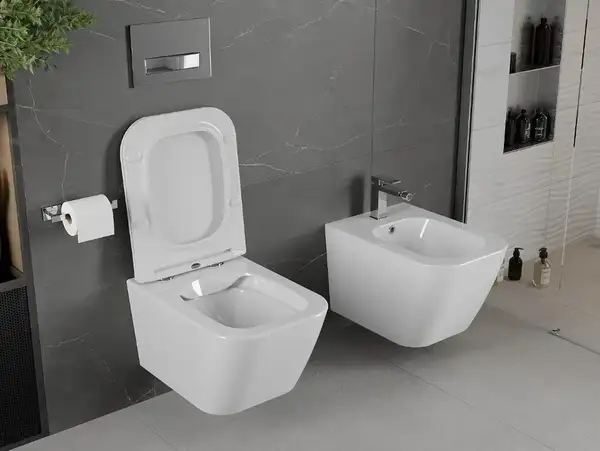 Подвесной унитаз MEXEN MADOX WHITE SLIM белый (MEX-30154000)
