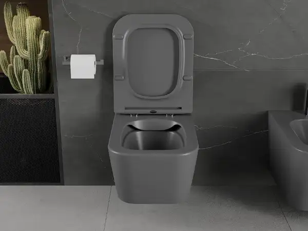 Подвесной унитаз MEXEN MADOX DARK GREY MATT тёмно-серый (MEX-30154061)
