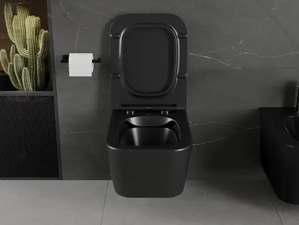 Подвесной унитаз MEXEN MADOX BLACK MATT чёрный (MEX-30154070)