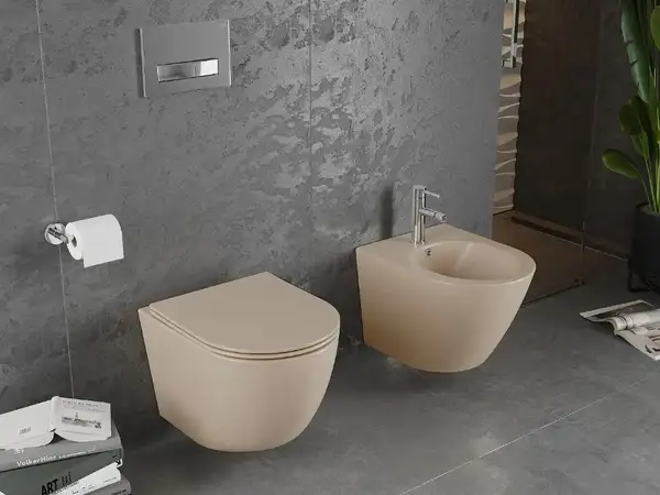 Подвесной унитаз MEXEN LENA CAPPUCCINO MATT (MEX-30224064)