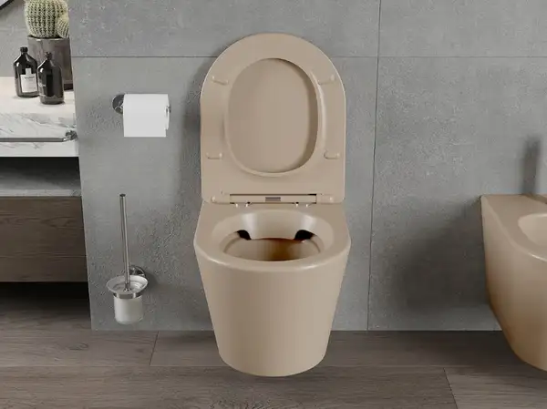 Подвесной унитаз MEXEN RICO CAPPUCCINO MATT (MEX-30724064)