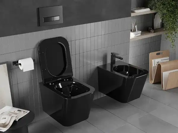 Подвесной унитаз MEXEN TEO BLACK (MEX-30854070)