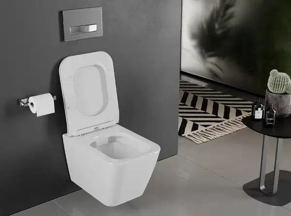 Подвесной унитаз MEXEN CUBE WHITE белый (MEX-30924000)