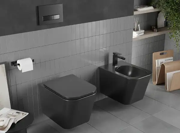 Підвісний унітаз MEXEN TEO BLACK MATT (MEX-3385XX85)