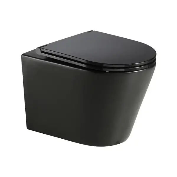 MIXXUS PREMIUM Bevel-0301-R Унитаз подвесной, черный (MP6471)