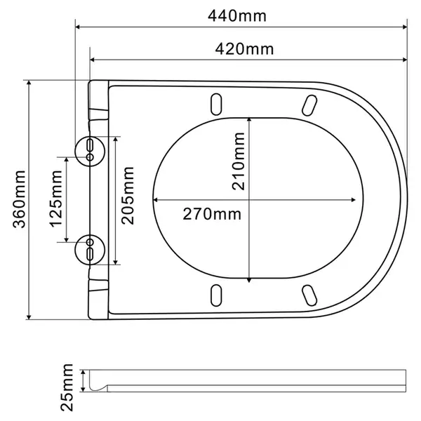MIXXUS PREMIUM ELLIPSE-0309-T1 Унитаз подвесной, серый (MP6655)