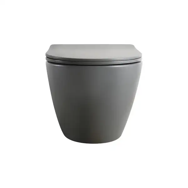 MIXXUS PREMIUM ELLIPSE-0309-T1 Унитаз подвесной, серый (MP6655)