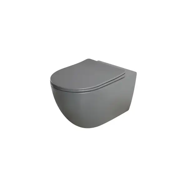MIXXUS PREMIUM ELLIPSE-0309-T1 Унитаз подвесной, серый (MP6655)