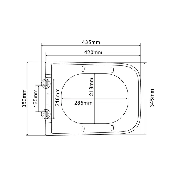 MIXXUS PREMIUM QUADRO-0305-R Унитаз подвесной, серый (MP6656)