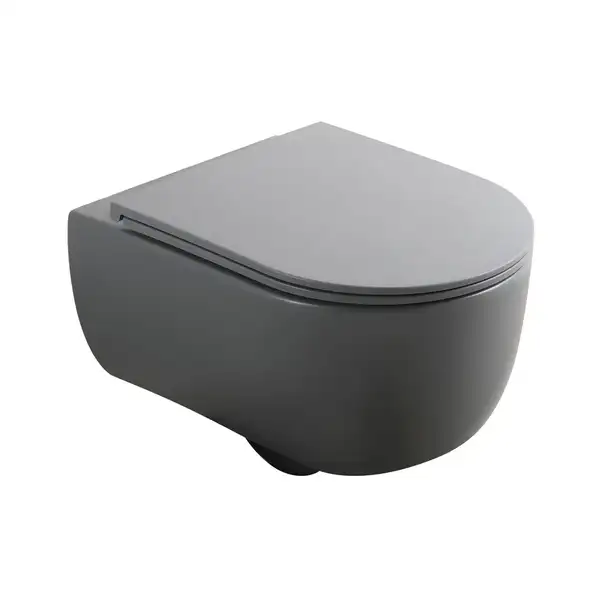 Mixxus Premium TOPPER-0303-R Унитаз подвесной, серый (MP6657)