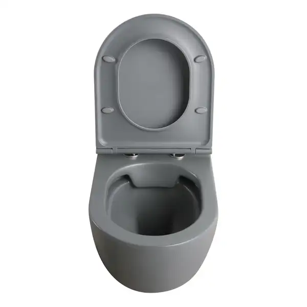 Mixxus Premium TOPPER-0303-R Унитаз подвесной, серый (MP6657)
