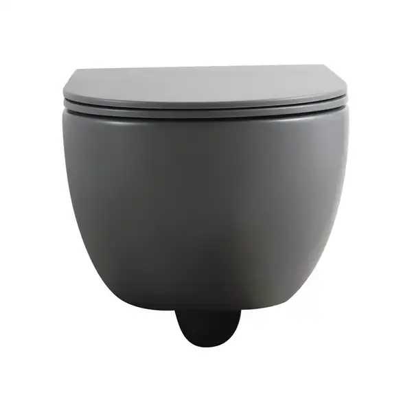 Mixxus Premium TOPPER-0303-R Унитаз подвесной, серый (MP6657)