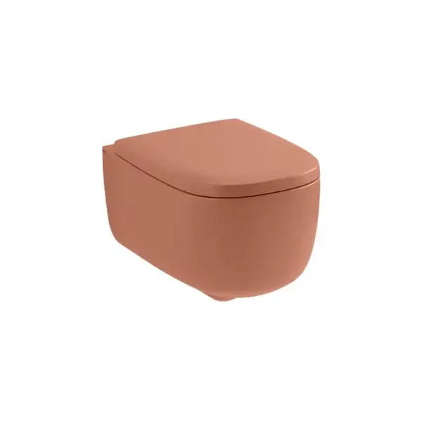 Унітаз підвісний Nic Design Ovvio 37,4х53х28,5 см, Fard глянець (003479072)