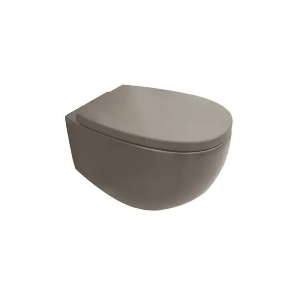 Унітаз підвісний Nic Design Milk 34.5 x 52 x 28.5h, Sabbia матовий (003482051)