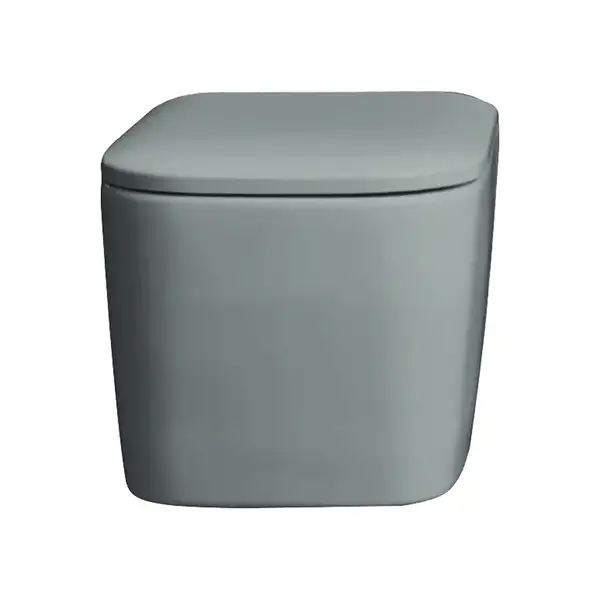 Унітаз підвісний Nic Design Semplice 55х37 см безободковий, cemento matt (003699047)