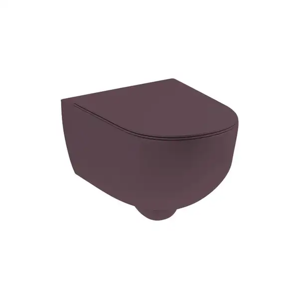 Унітаз підвісний Nic Design Pin 55х37, Prugna матовий (003709058)