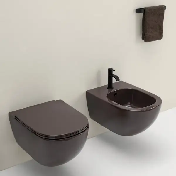 Унітаз підвісний Nic Design Pin 55х37, Fango матовий (003709068)