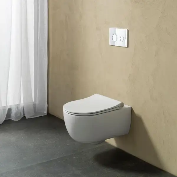 Унітаз підвісний Noken Set Acro Compact 54 см із кришкою Soft-Close, білий матовий (100282320)