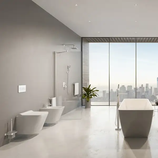 унітаз Omnires Fontana rimless підвісний, сидіння дюропласт (FONTANAMWBP)