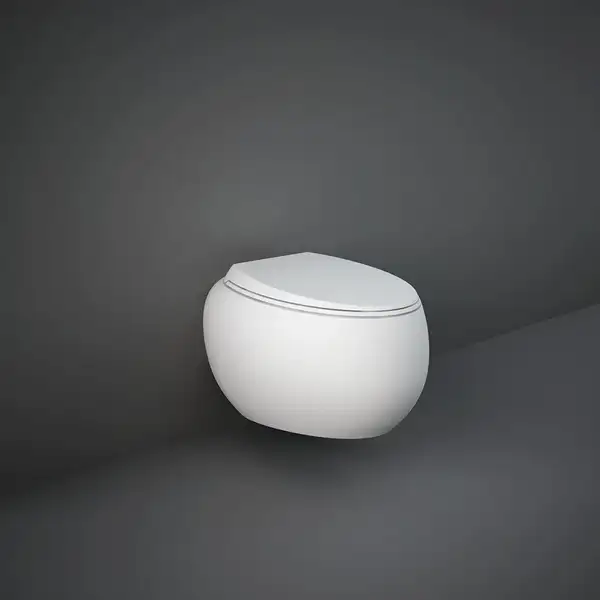 Унитаз подвесной Rimless (безободковый) Rak Ceramics Сloud, белый глянец (CLOWC1446AWHA)