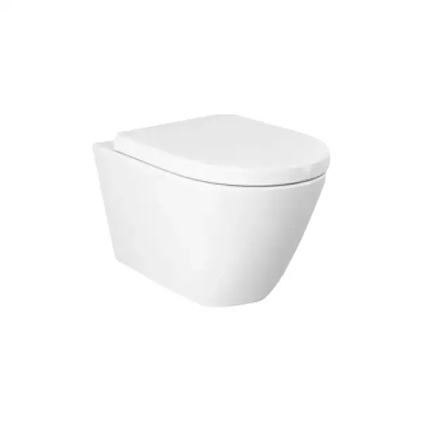 Унитаз подвесной Rimless (безободковый) Rak Ceramics Resort, белый глянец (RST23AWHA)