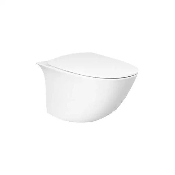 Унитаз подвесной Rimless (безободковый) Rak Ceramics Sensation, белый глянец (SENWC1446AWHA)