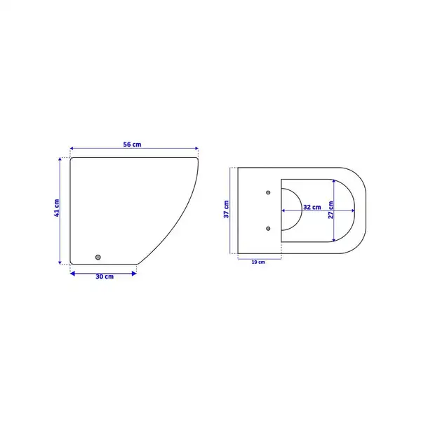 Унітаз REA Carlo Rimless Duroplast REA-C4600