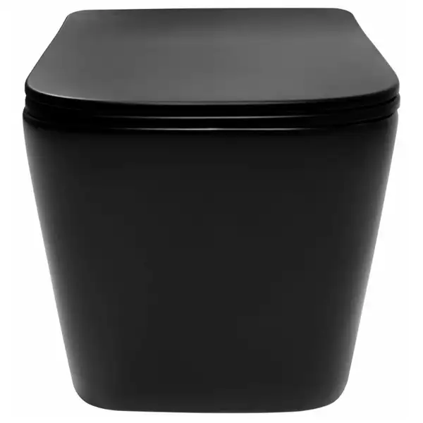Подвесной унитаз REA JULIO BLACK MATT черный (REA-C6550)