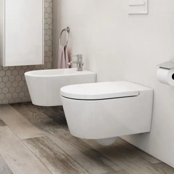 Унітаз підвісний Roca Inspira Square Rimless 56х37, білий (A346527620)