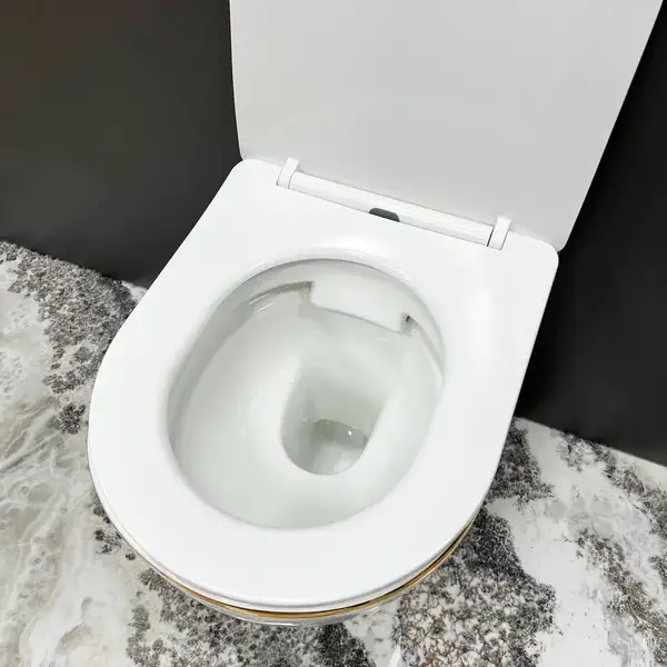 VBI VULCANO GOLD EDGE Подвесной унитаз (VBI-020402)