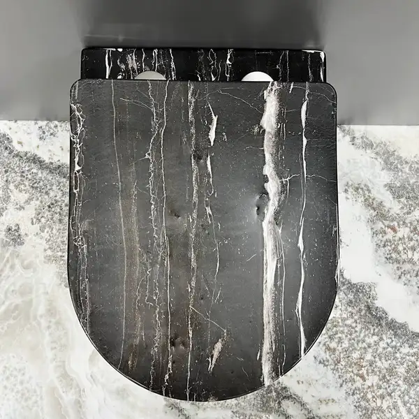 VBI VULCANO BLACK ONYX Подвесной унитаз, черный (VBI-020403)