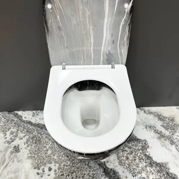 VBI VULCANO BLACK ONYX Подвесной унитаз, черный (VBI-020403)
