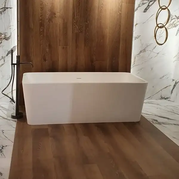Ванна зі штучного каменю Artceram Square 180x80, білий матовий (ACW004 05)