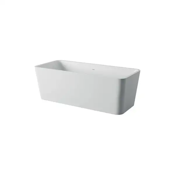 Ванна зі штучного каменю Artceram Square 180x80, білий матовий (ACW004 05)