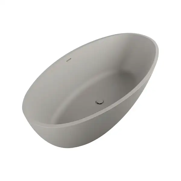 Ванна зі штучного каменю Flaminia APP 165x80 h52,5cm, Cenere matt (AP165V) (AP165VCEN)