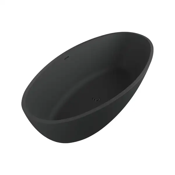 Ванна зі штучного каменю Flaminia APP 176x91 h52,5cm, Carbone matt (AP176V) (AP176VCAR)