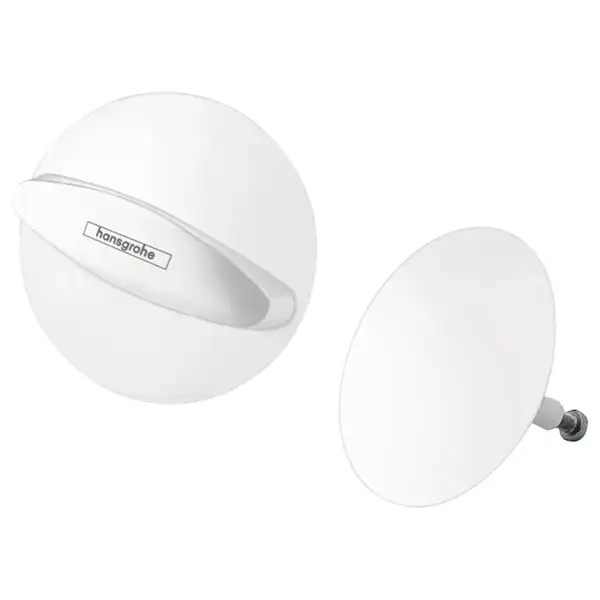 Злив-перелив Hansgrohe Flexaplus для ванни в комплекті із зовнішньою частиною (колір - білий матовий) 58185700+58140180