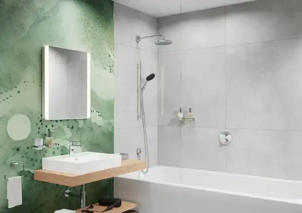 Зовнішня частина набору для зливу та переливу Hansgrohe Flexaplus II (колір - хром)  58187000