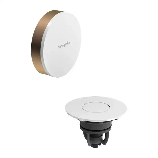 Зовнішня частина набору для зливу та переливу Hansgrohe Flexaplus II (колір - шліфована бронза)  58187140