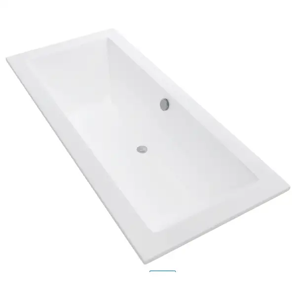 Ванна встраиваемая MEXEN CUBE WHITE 170x75 акриловая (MEX-55051707500)