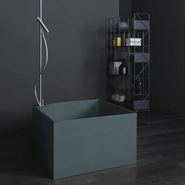 Nic-Design Ванна зі штучного каменю Nic Design Tub 100х100х60h см, Polvere матовий (014234057)