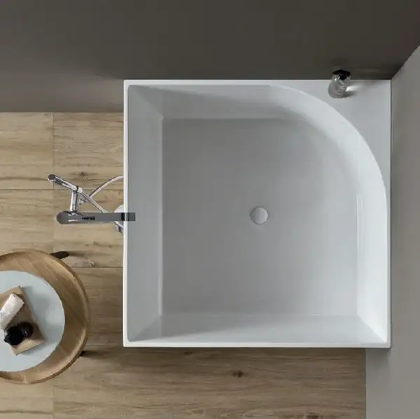 Nic-Design Ванна зі штучного каменю Nic Design Tub 100х100х60h см, Polvere матовий (014234057)