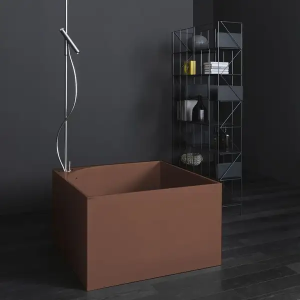 Nic-Design Ванна зі штучного каменю Nic Design Tub 100х100х60h см, Fard глянець (014234072)