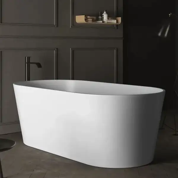 Nic-Design Ванна зі штучного каменю Nic Design Bay 160x80 см, білий матовий (014719003)